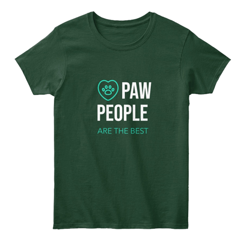 Paw People Are The Best women's classic tee