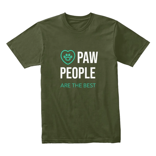 Paw People Are The Best women's classic tee