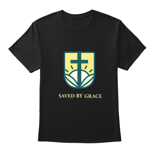 Saved By Grace Sunrise Cross classic tee