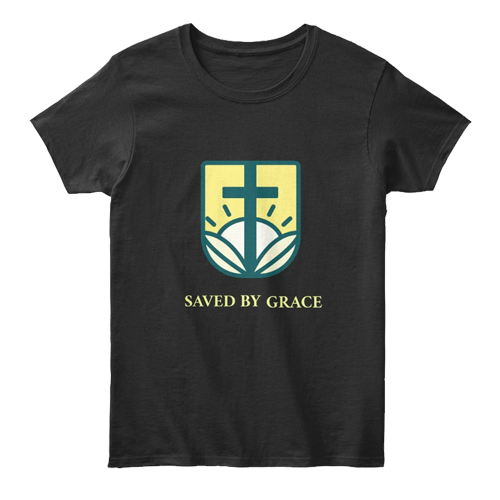 Saved By Grace Sunrise Cross women's classic tee