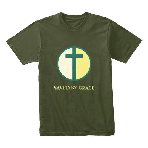 Saved By Grace Sunrise Cross women's classic tee